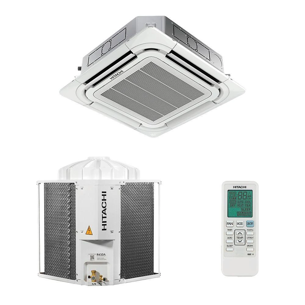 Ar Condicionado Split Cassete Air Core 500 Hitachi 4 Vias 55.000 Btus Frio 220V