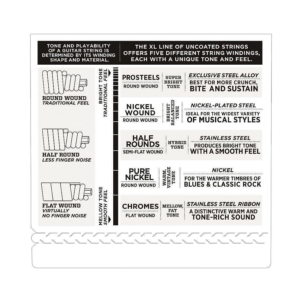 Encordoamento Contrabaixo ECB81 XL Chromes Flatwound 45-100 D'Addario