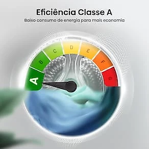 Lava e Seca Hisense 12kg/8kg WD3S12 Connect Wi-Fi Inverter Branca 110V