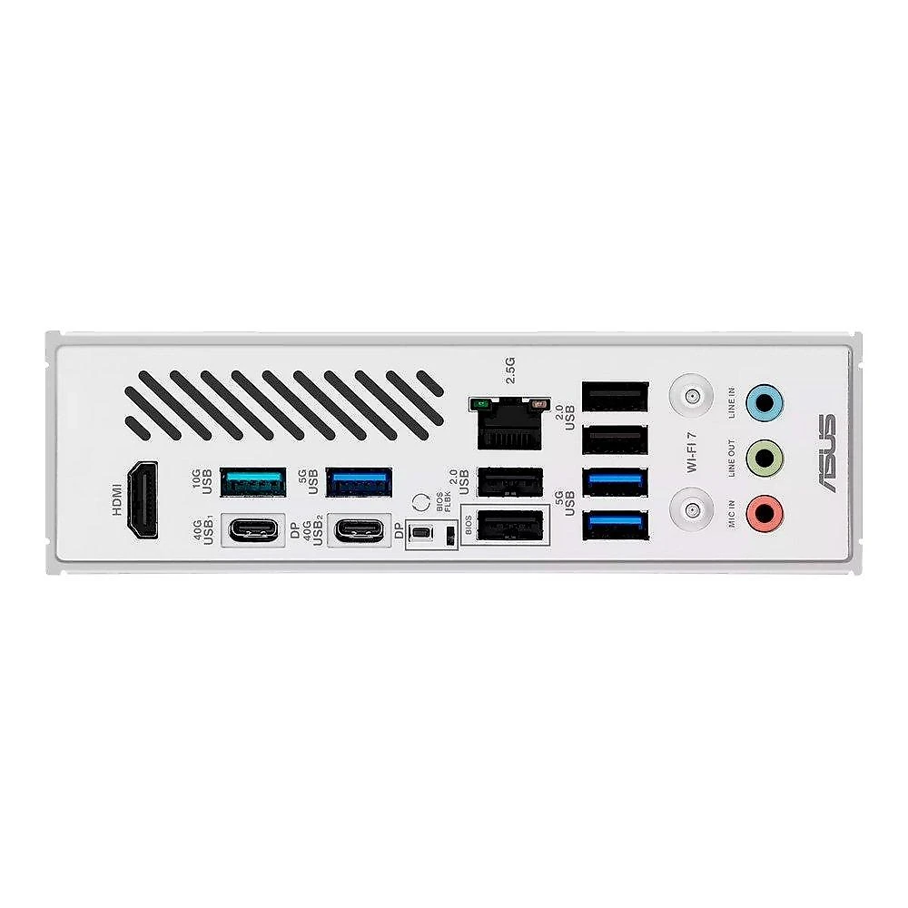 Placa Mãe ASUS X870 MAX GAMING WIFI7 W, AMD, AM5, ATX, DDR5, Wi-fi 7, Bluetooth, Branco - X870 MAX GAMING WIFI7 W
