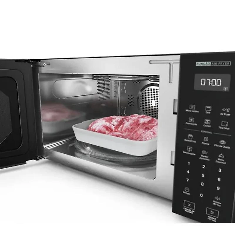 Micro-ondas de Bancada Brastemp 26L Air Fryer Preto BMC29AE 127V