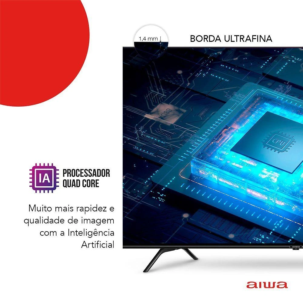 Smart Tv Aiwa 55? Android, 4k, Dolby Vision & Atmos - Aws-tv-55-bl-01 Biv
