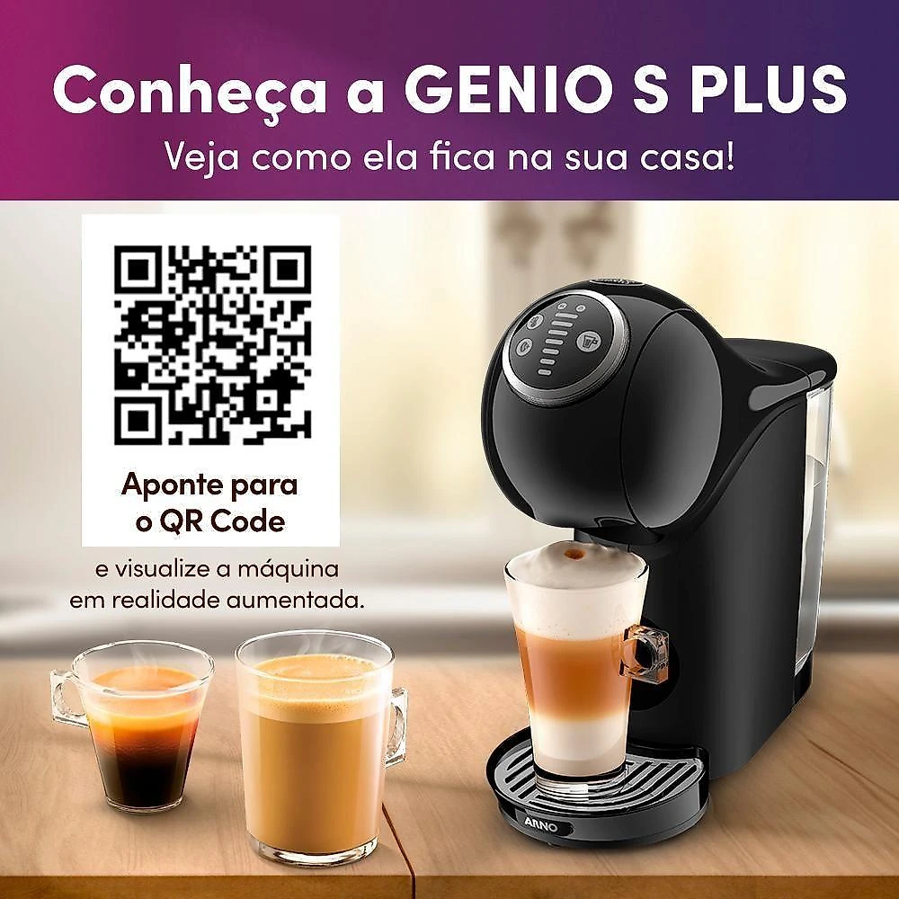 Cafeteira Nescafé Dolce Gusto Genio S Plus Preta 110V