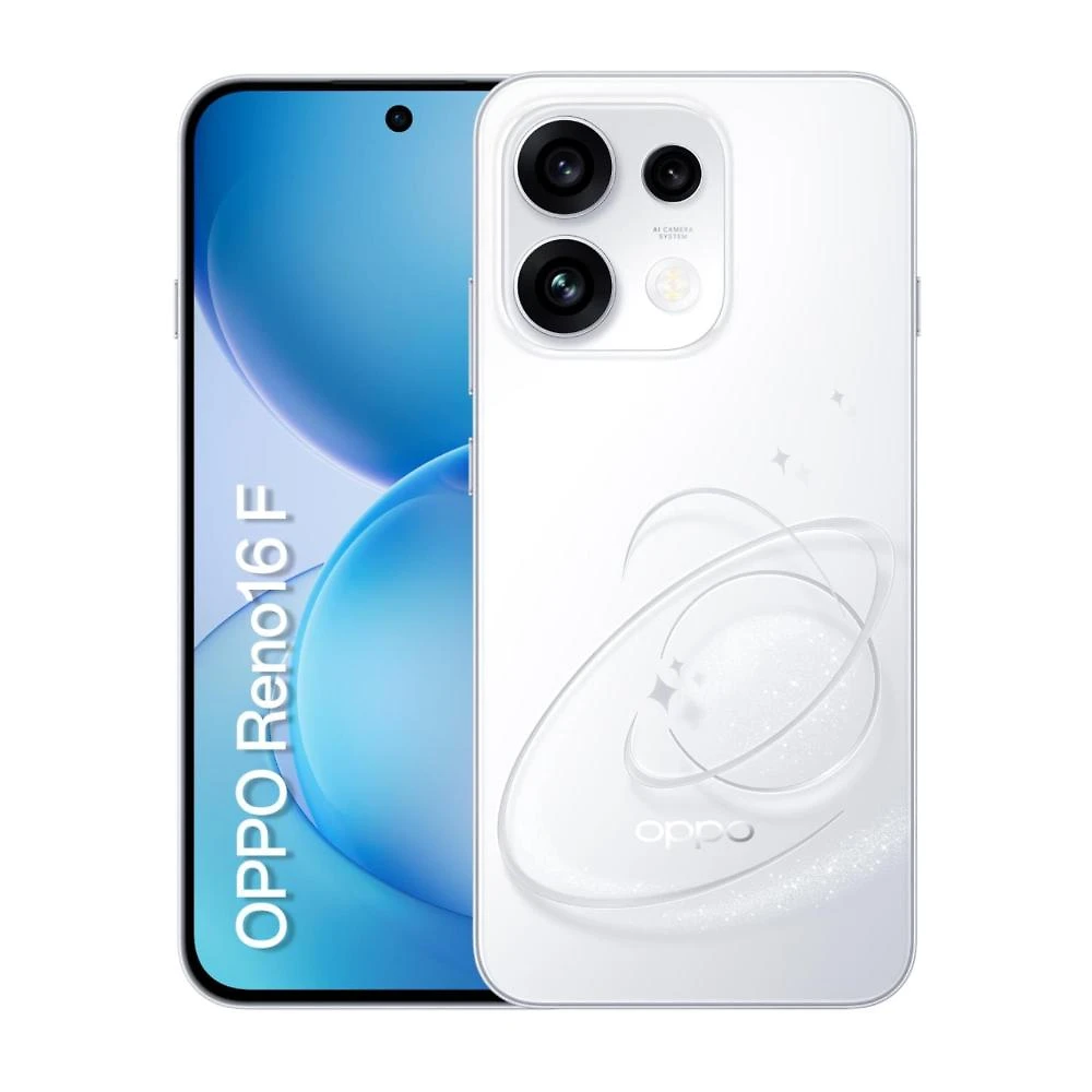Smartphone oppo reno 16f 5g 256gb branco aura octa core branco aura