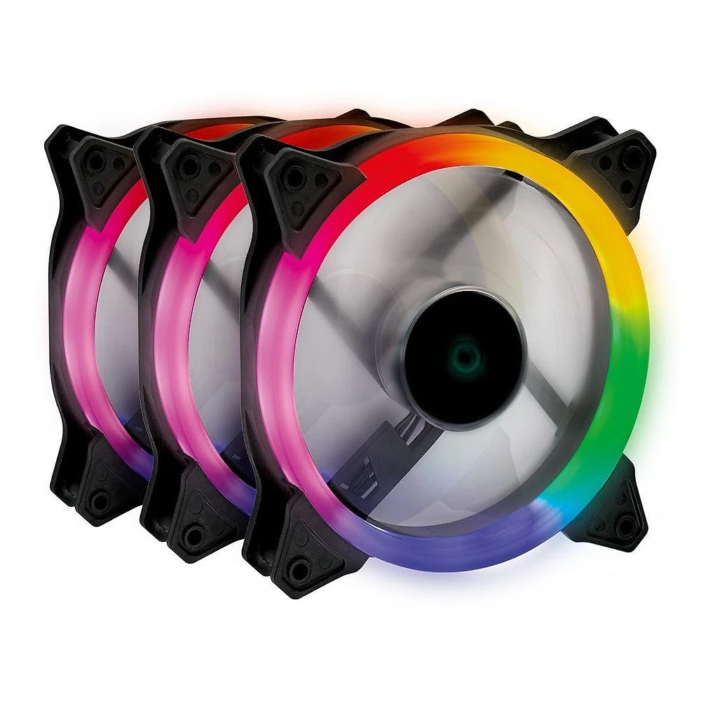 Cooler para Gabinete V.Ring 5.0 Full Halo 120MM com Fluxo de Ar 34,2 CFM LED Fixo 5 Cores Vinik