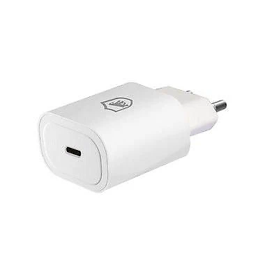 Cabo Symetric - Lightning / Tipo C - 1,5M + Carregador Turbo Tipo C  - Branco - Gshield