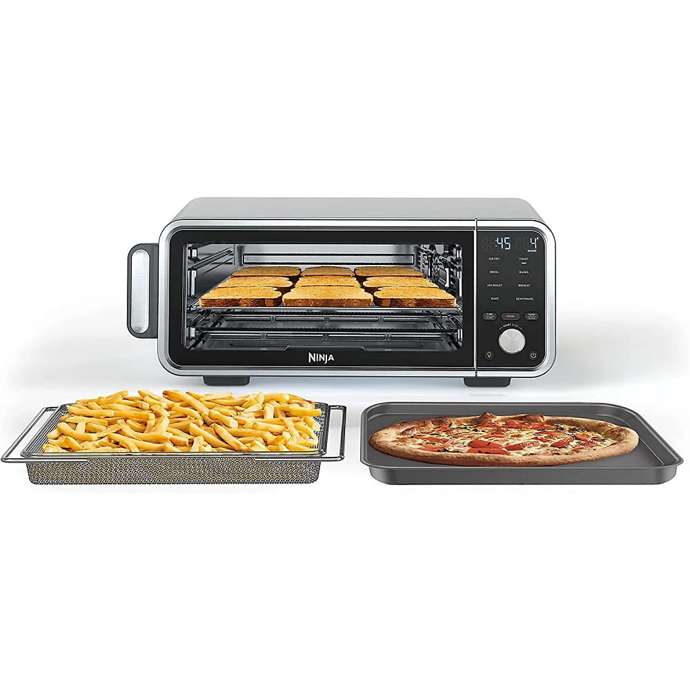 Ninja SP201 Forno Eletrico 8 em 1 com Painel Digital 1800W110V Cinza