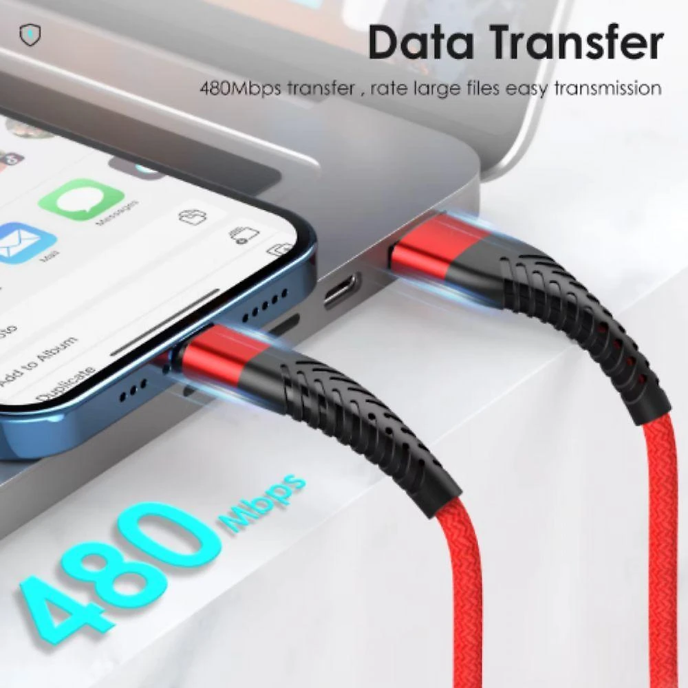 Cabo De Dados Lightning 3.0a Quick Charge 1 Metro Kapbom