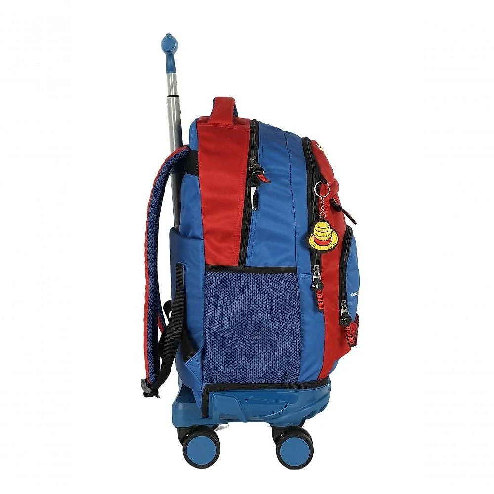 Mochila com Rodas Luxcel One Piece MC49812OP Poliéster Vermelho
