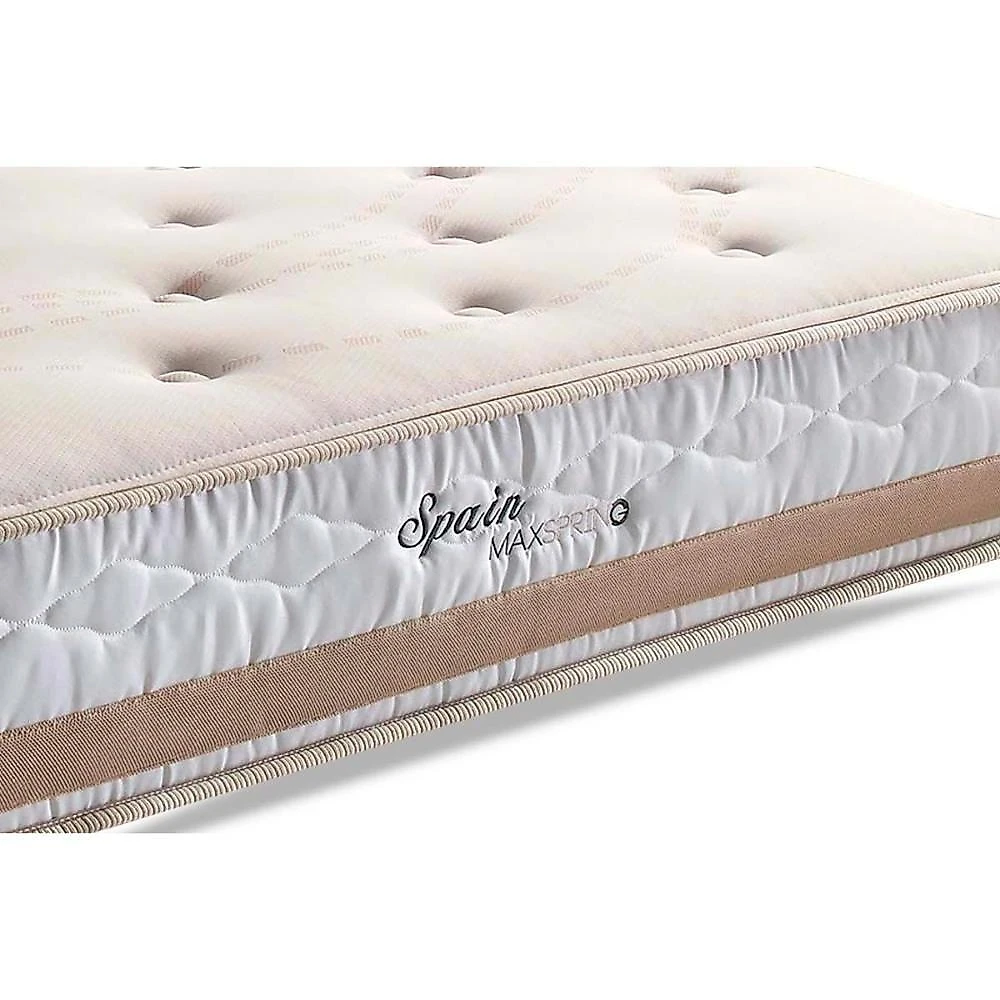 Cama Box Baú Casal: Colchão Molas Masterpocket Ensacadas Herval Maxspring Spain + Base Crc Suede Brown (138x188)