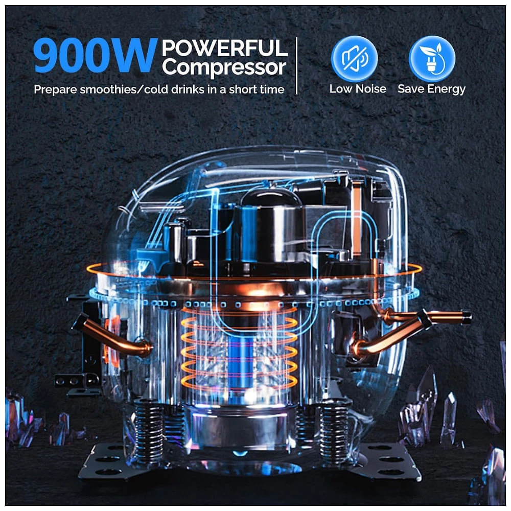Máquina de Frozen ROVSUN, 45L X 3 Tanques de Slushie, Eficiente em Resfriamento para Casa, Restaurante, Bar e Festas