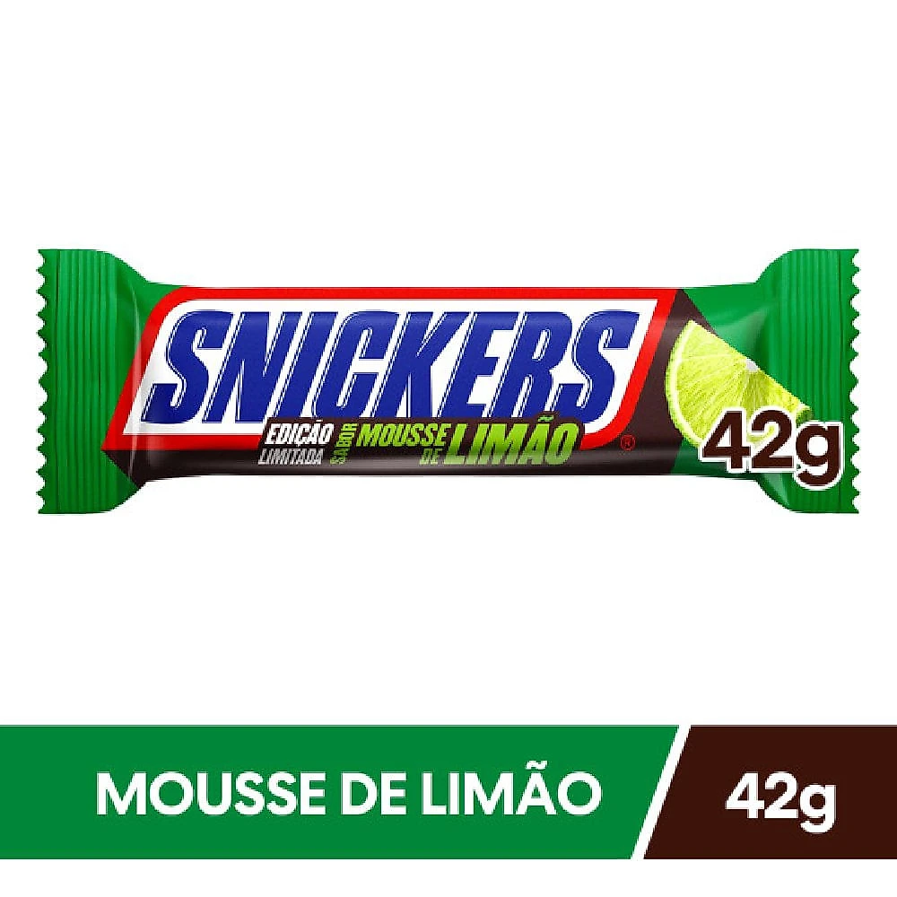 Miniatura Chocolate Snickers Mousse De Limão 42g
