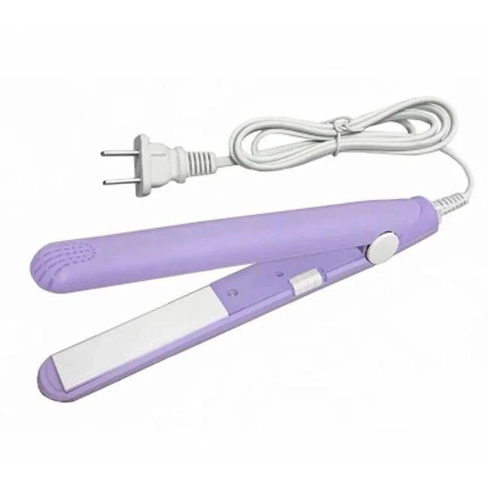 Mini Chapinha Prancha Para Viagem 17cm Bivolt Roxo Nº3