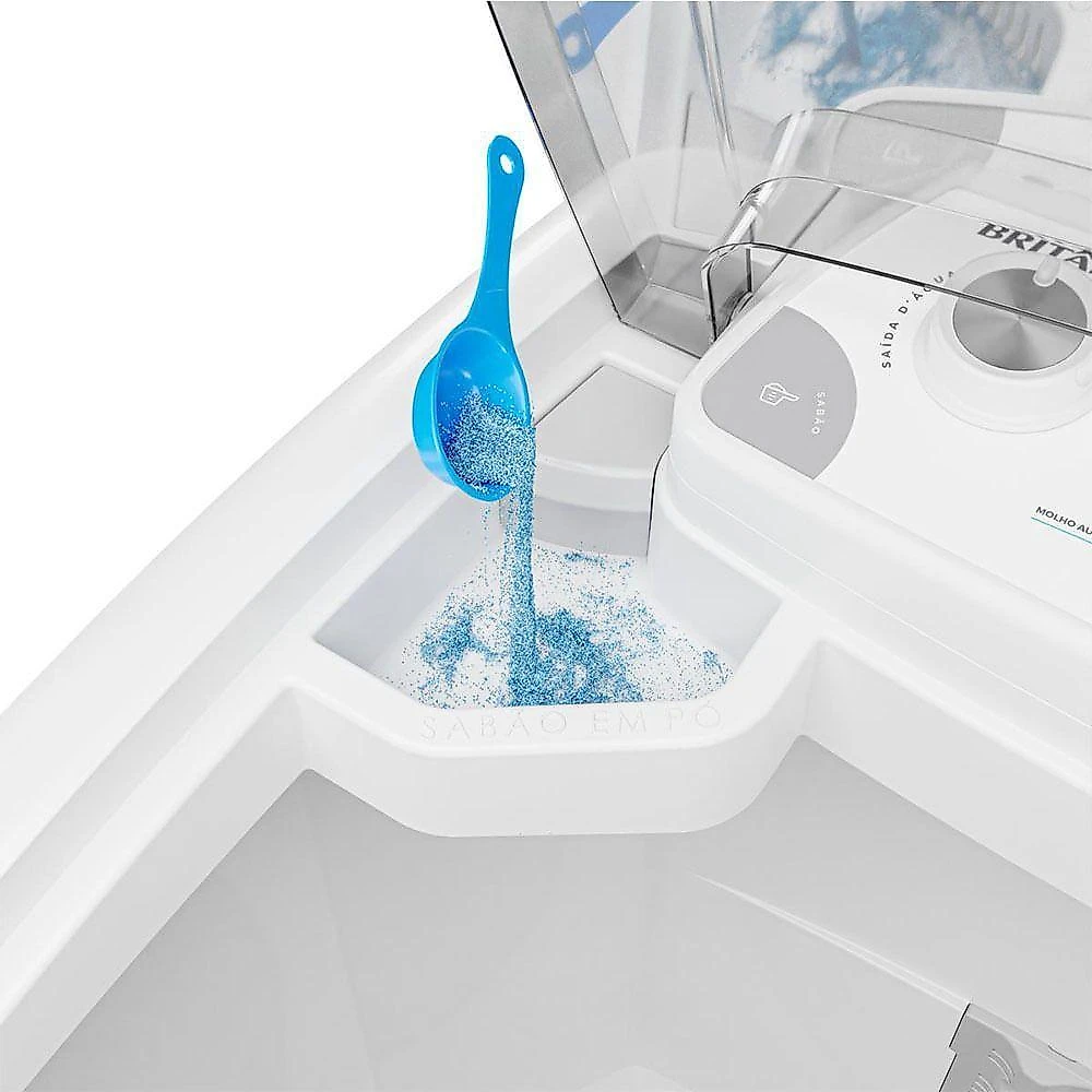 Máquina de Lavar Semi Automática 20kg Britânia BLR04 Branca 127V