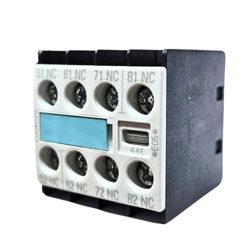Bloco de Contato Auxiliar Siemens 44 e para Relés de Contator 4 Contatos NC Bivolt