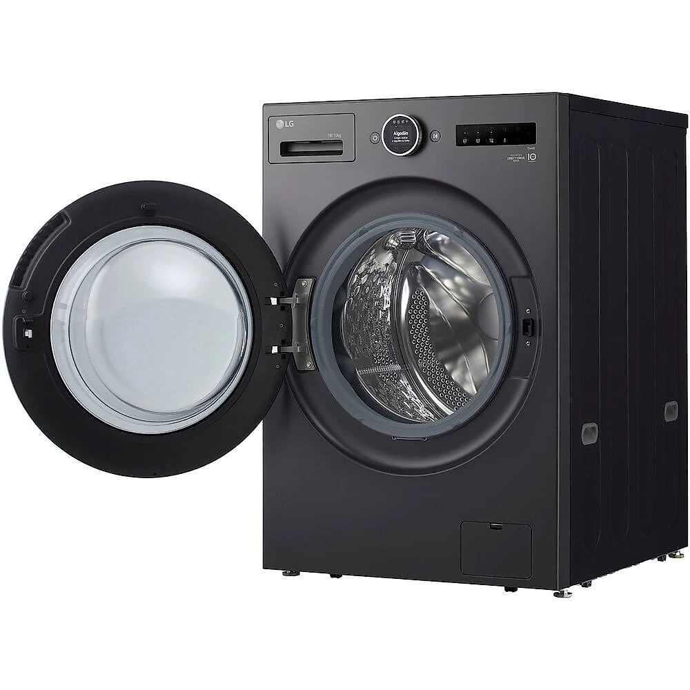 Lava e Seca WD18GNT 18Kg e 10Kg Front Load Automático AI LG Blkinox - 110V