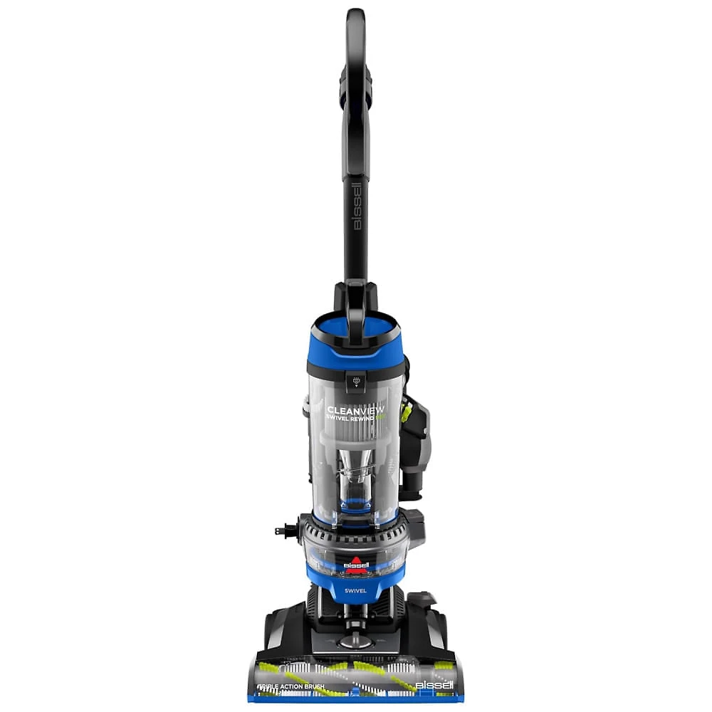 Aspirador Bissell CleanView Swivel Rewind com Recolhimento Automático do Cabo,  TurboEraser para Estofados, Escova Tripla e Direção Giratória