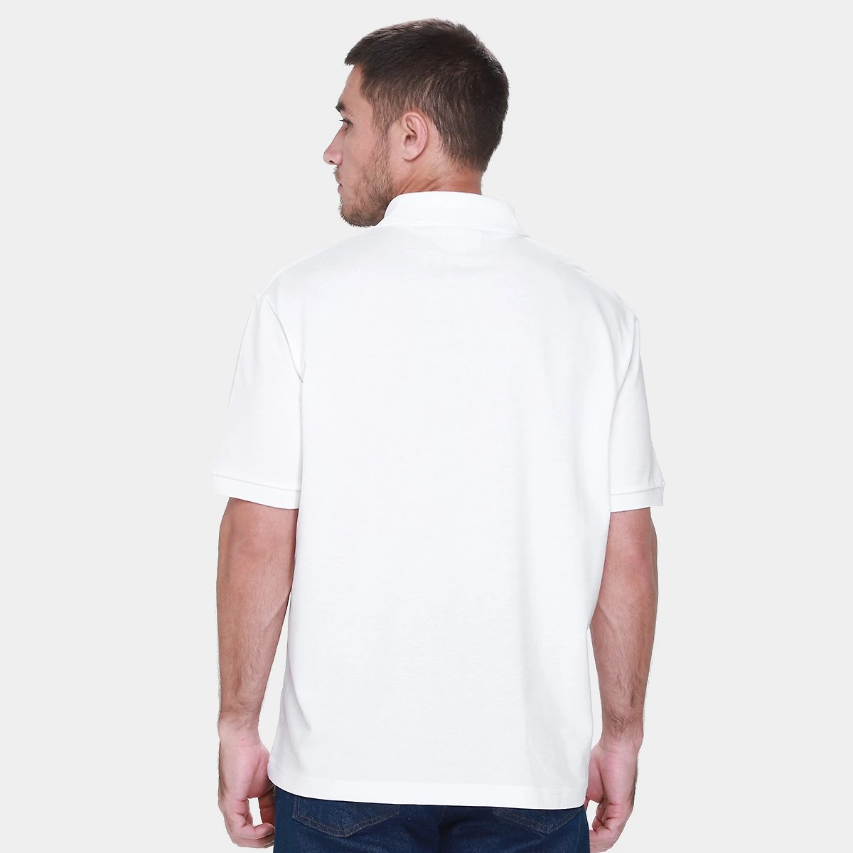 Miniatura Camisa Polo Lacoste Branco - G