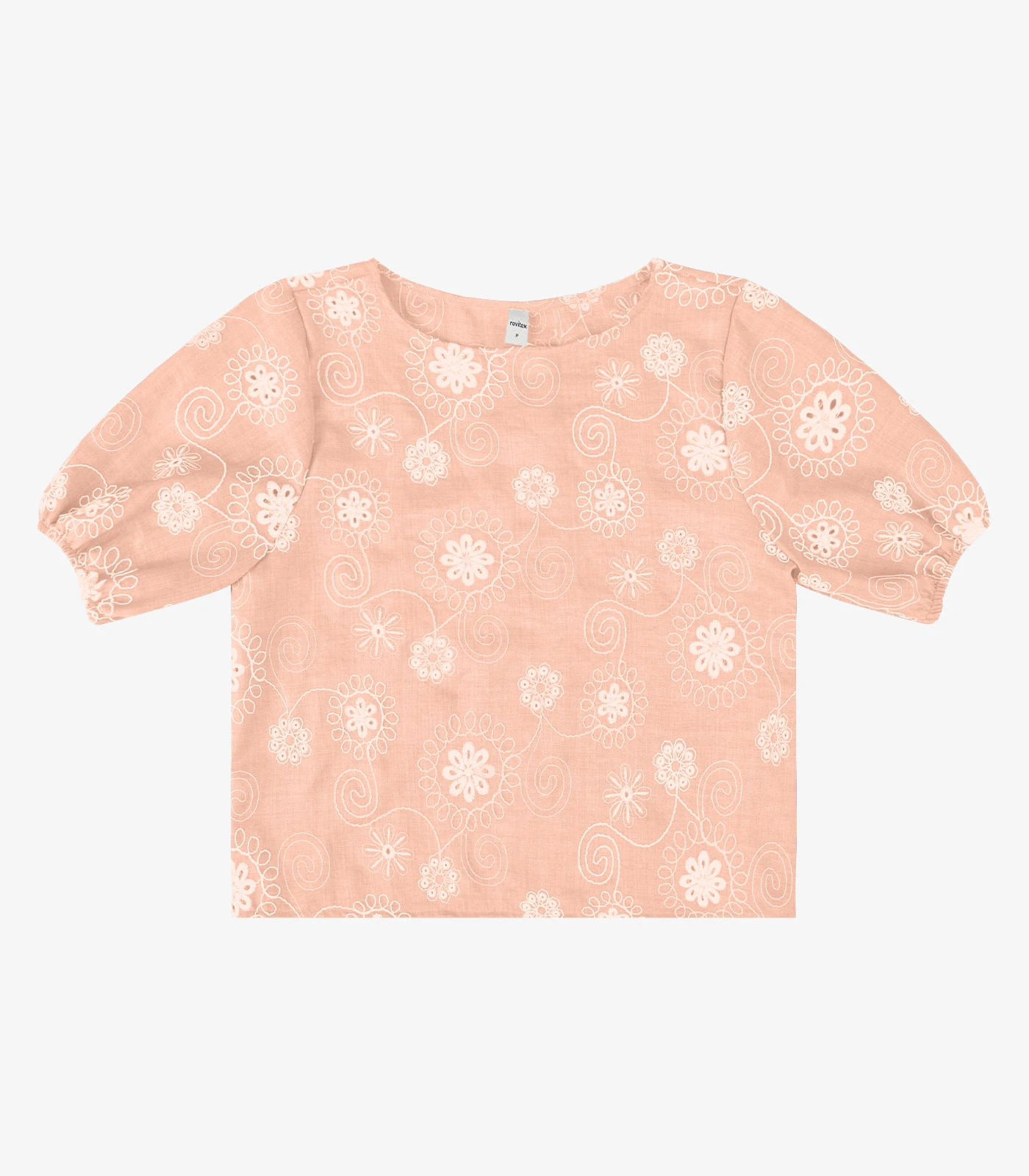 Blusa Feminina Bordada Rovitex Rosa