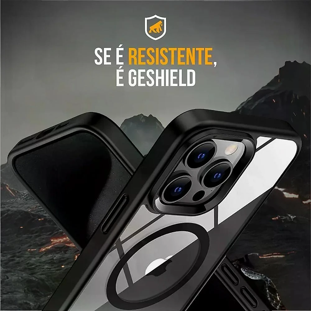 Capa Case Capinha Magsafe Para Iphone 17 - Preta - Gshield