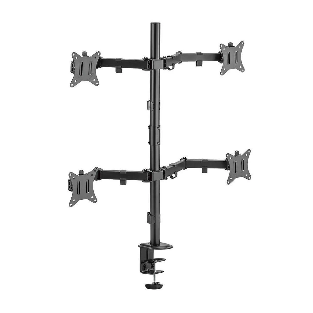 Suporte para 4 Monitores Vertical 17-32 Polegadas Smq440c com Braçadeira de Mesa Vinik