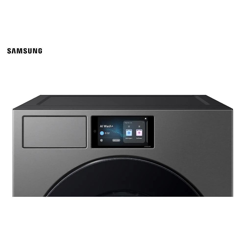 Lavadora de roupas samsung 20kg bespoke ai laundry wf90f inox 220