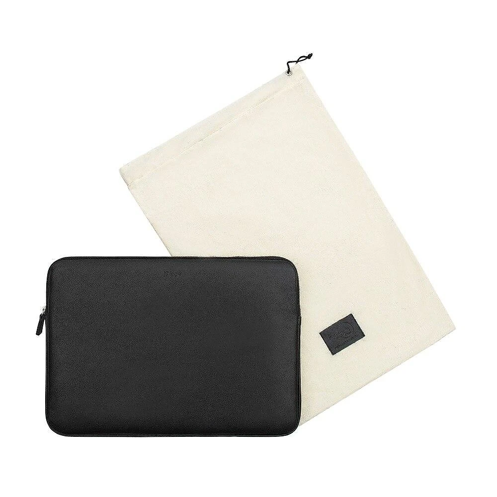 Capa Sleeve Macbook 16" iPlace, Pampas, Originais iPlace, Couro Preto Capa Sleeve Macbook 16" iPlace, Pampas, Couro Preto
