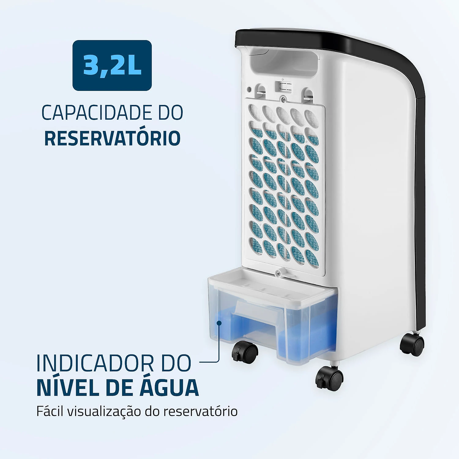 Climatizador Mondial Fresh Air CL-03 CLIMATIZADOR-127V-BRANCO/PRETO