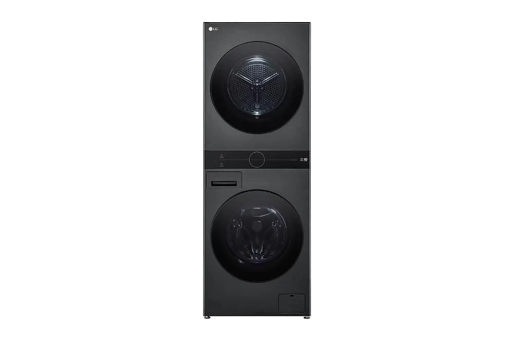 Lava e Seca LG 14kg  Black Inox  Torre WK14BS6A - 220V