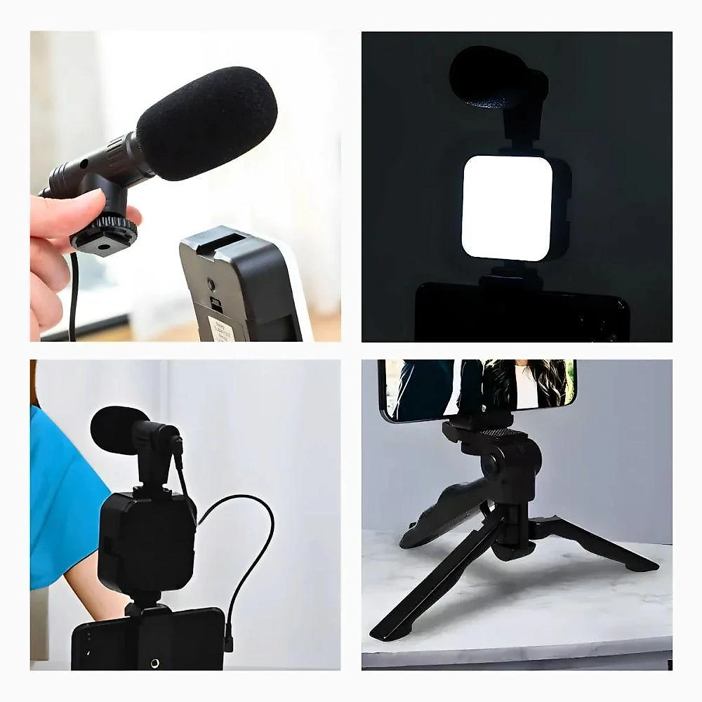 Kit De Gravação Profissional 4 Em 1