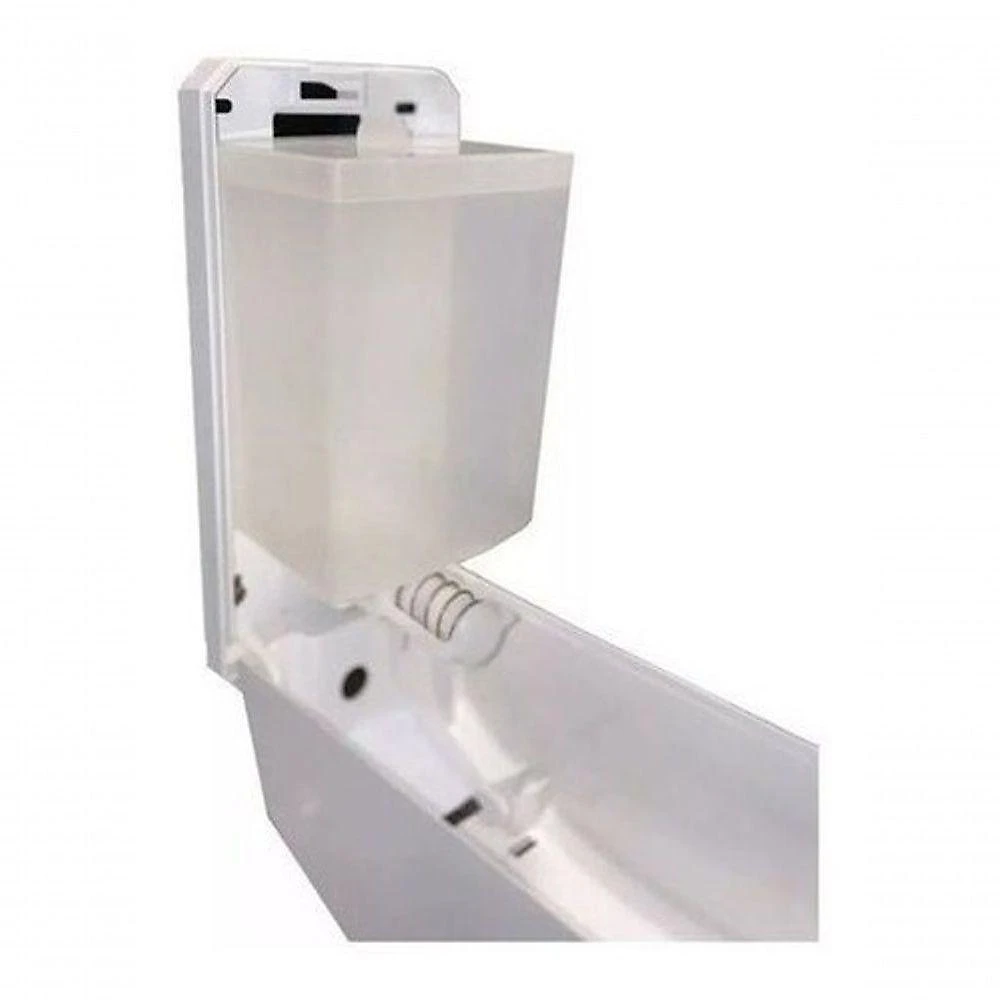 Saboneteira Dispenser JSN Elite Reservatório 1000ML para Álcool Gel Ou Sabonete Líquido Branco