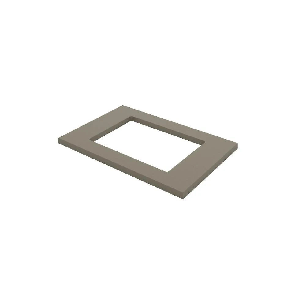 Tampo de Balcão Para Cooktop 100% MDF Aurora Espresso Móveis