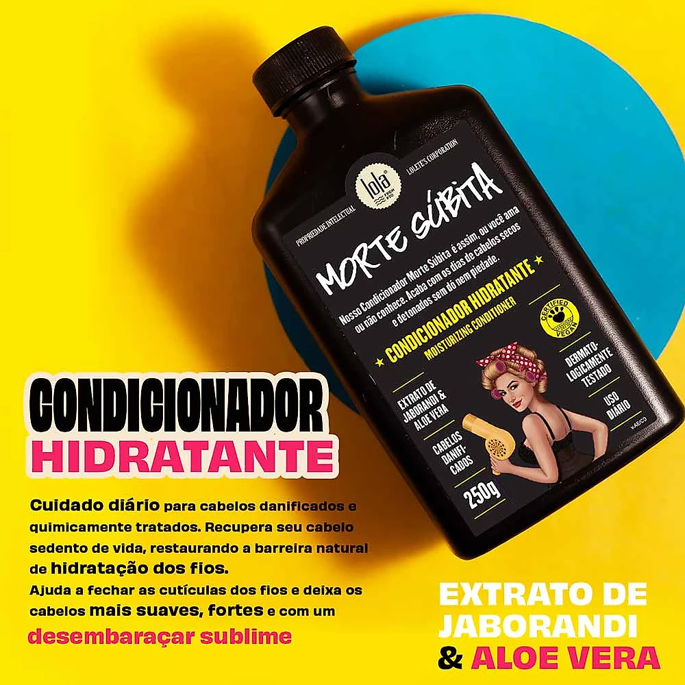 Kit Lola From Rio Morte Súbita - Shampoo + Condicionador + Spray Kit