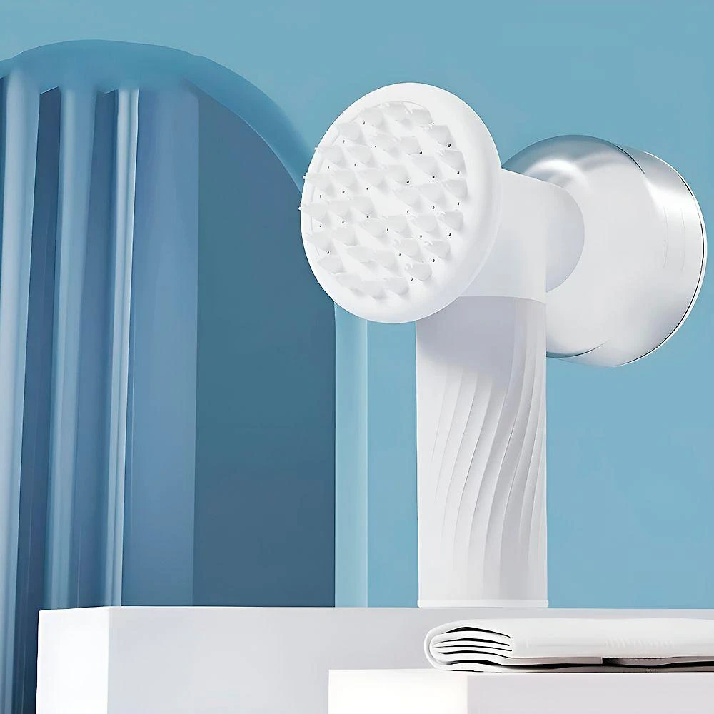 Escova Massageadora de Banho Elétrica para Cães GXM com Dispenser para Shampoo em Plástico