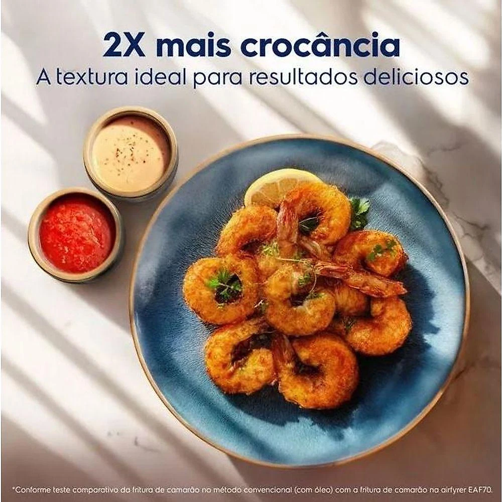 Fritadeira sem Óleo Air Fryer Electrolux EAF70 7L 1700W Preto 220V