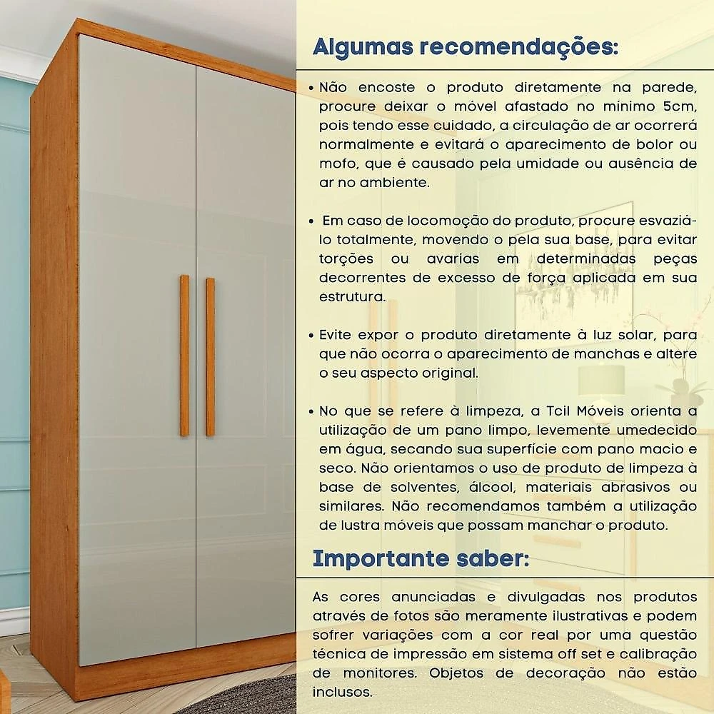 Conjunto Infantil com Cama 100% MDF e Guarda-Roupa Harmonia Espresso Móveis Conjunto Infantil com Guarda Roupa e Cama 100% MDF Harmonia Espresso Móveis Cinamomo / Off White