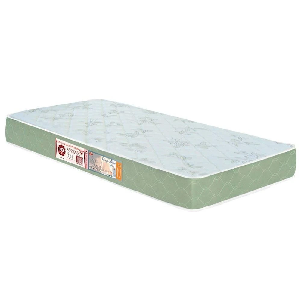 Colchão Twin Size-- 100x200x18 Espuma D33 Sleep Max (twin Size-- 100x200x18) - Castor