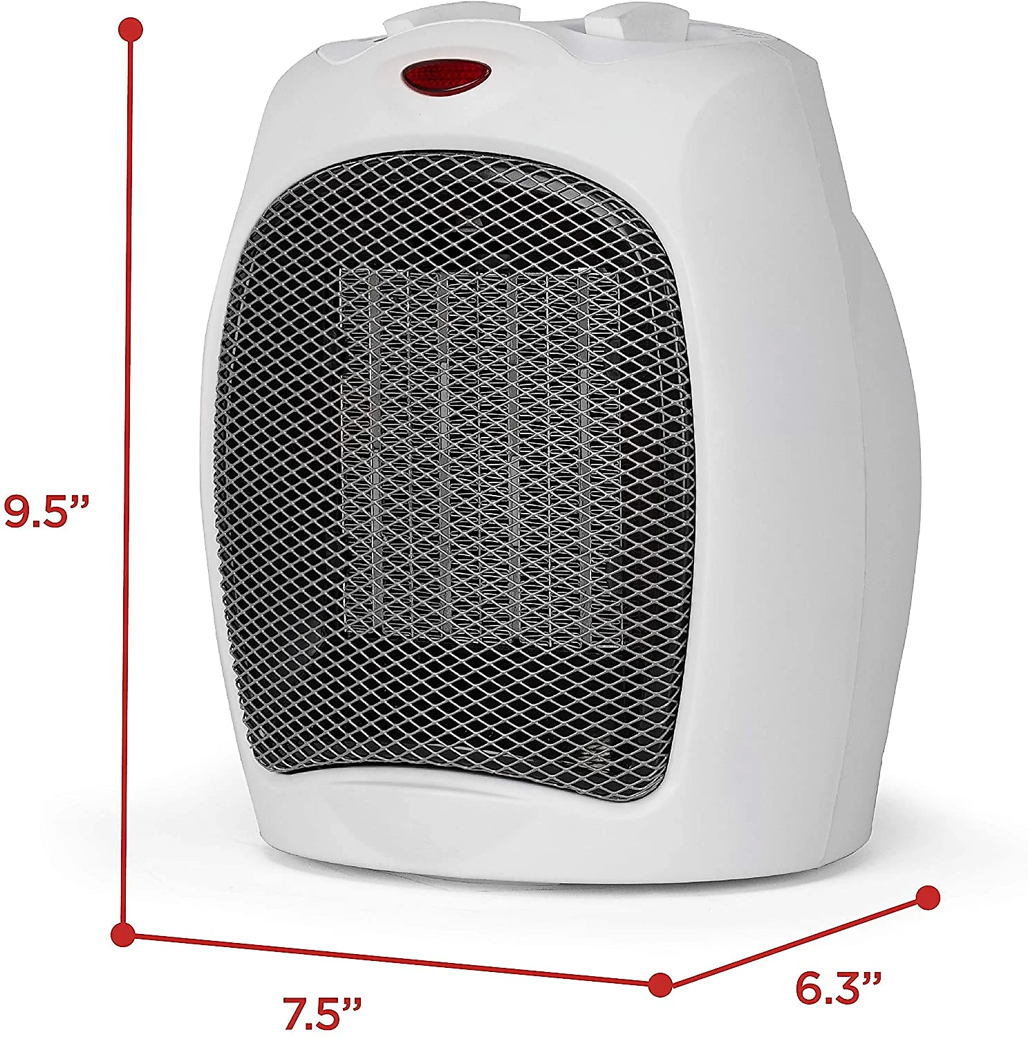 BLACKDECKER Aquecedor Elétrico de Mesa, Cerâmica- portátil, 900W/1500W.