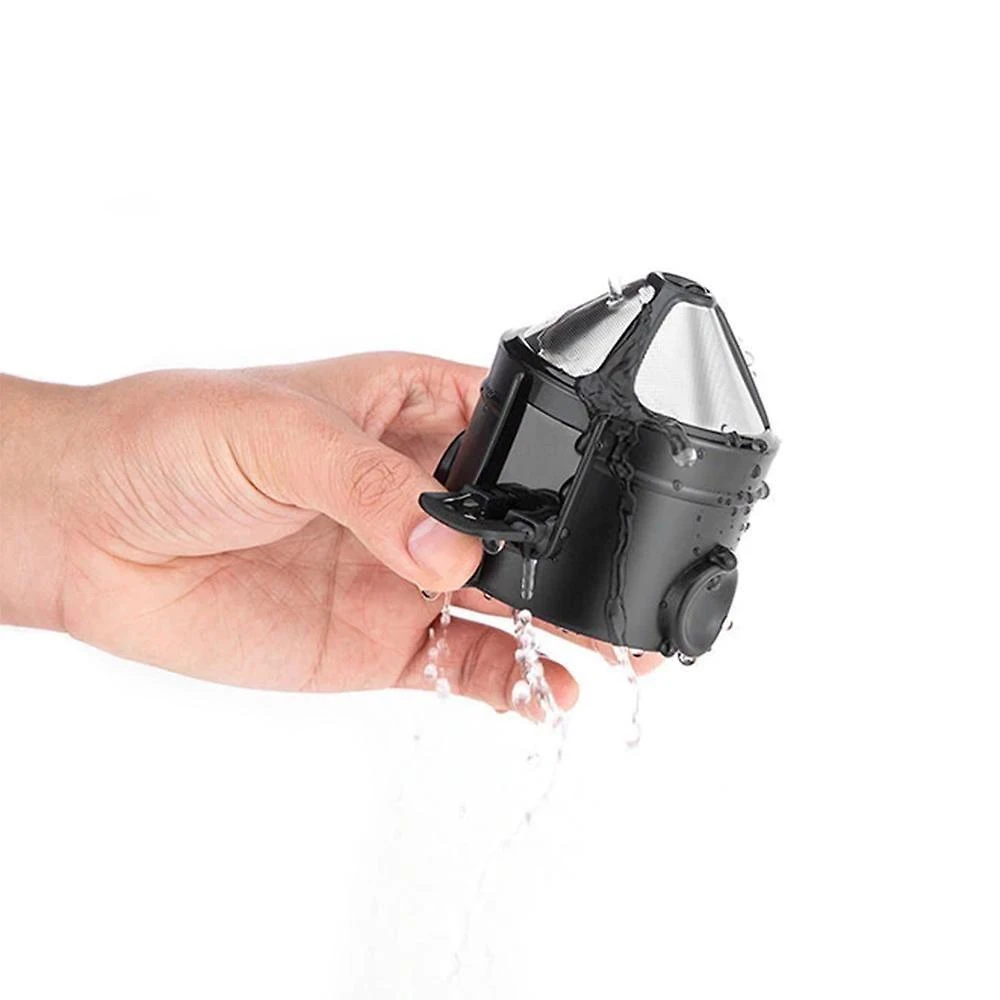Miniatura Coador Café Filtro Inox Portátil Mini Retrátil Individual Reutilizável Sem Papel Copo Xícara