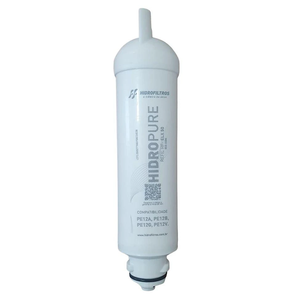 Refil para Purificador de Água Hidrofiltros Hf-Elx50 Compatível Electrolux Pe12a Pe12b