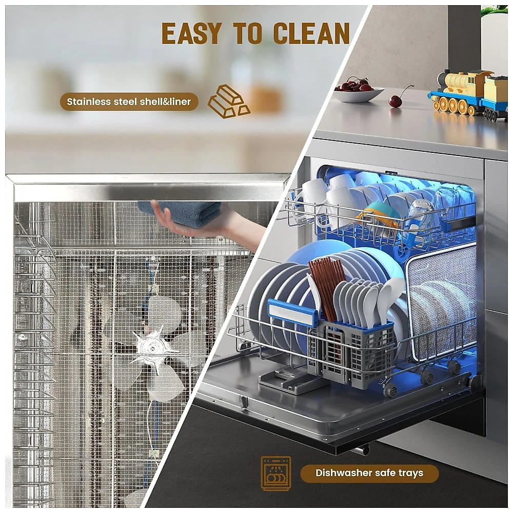 Desidratador de Alimentos Comercial 22 Bandejas 2500W 110V Capacidade 3,5m² para Frutas e Carnes