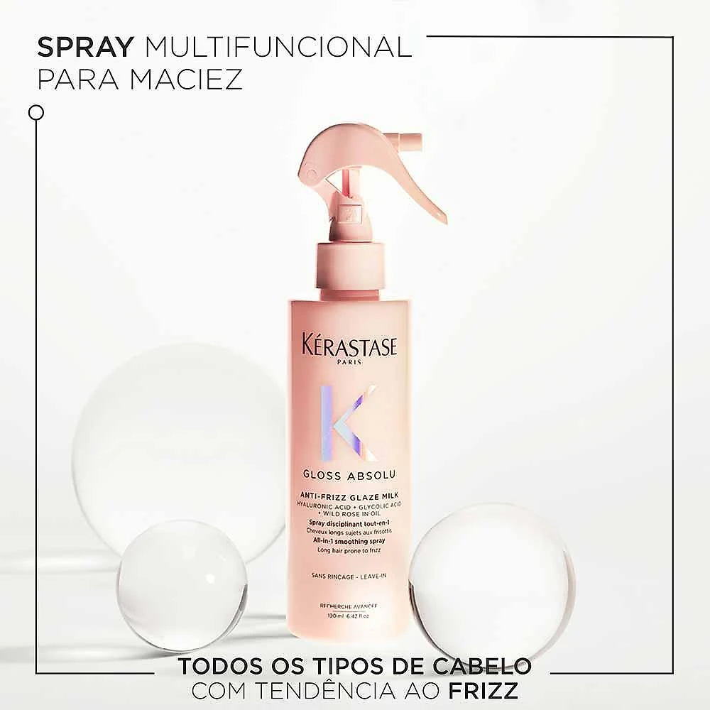 Spray anti-frizz gloss absolu kérastase glaze milk 190ml