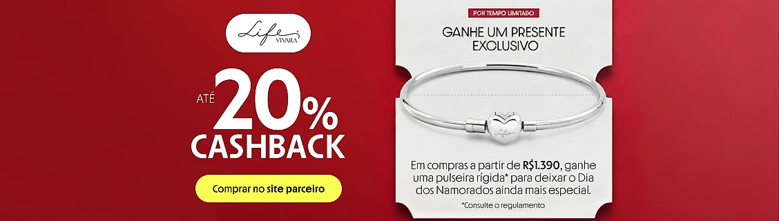 VIVARA COM ATÉ 20% DE CASHBACK