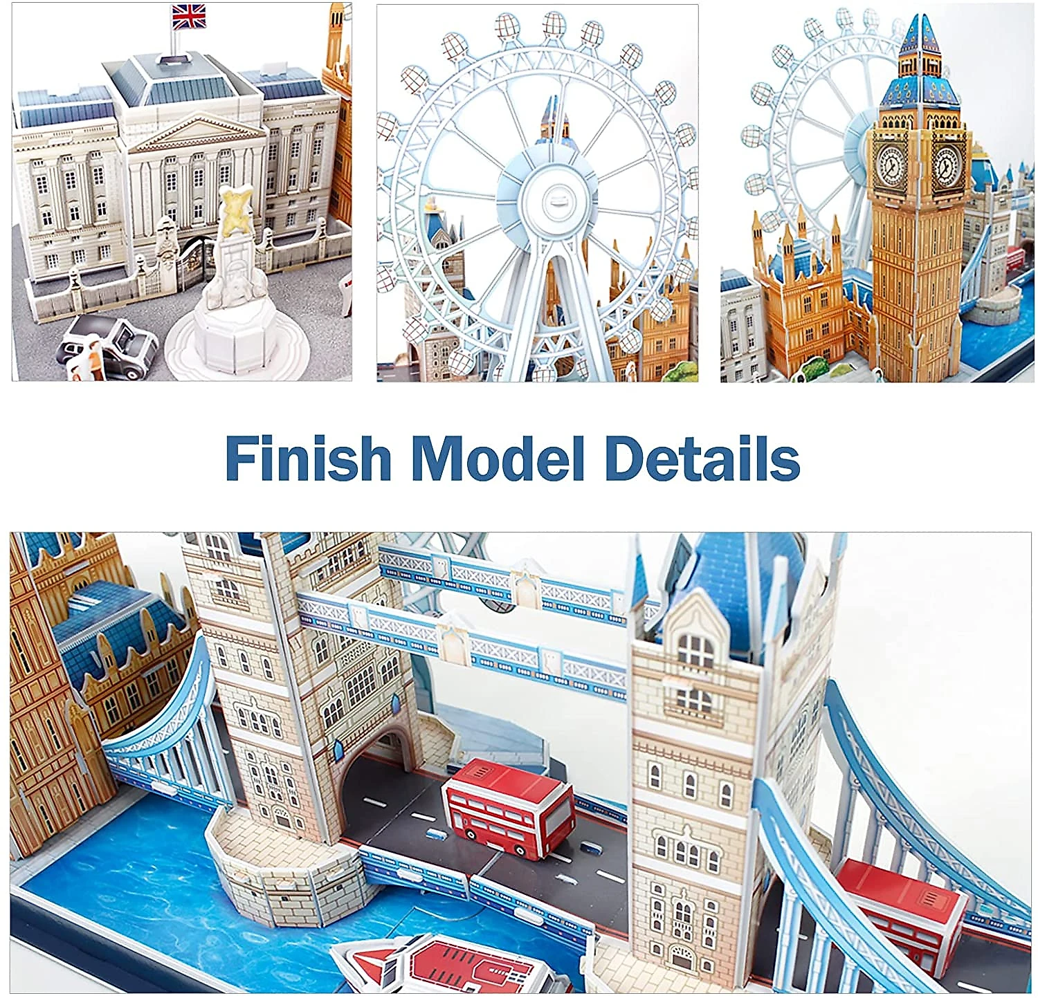 CubicFun Quebra Cabeças 3D Arquitetura Londres para Crianças e Adultos 107 Peças
