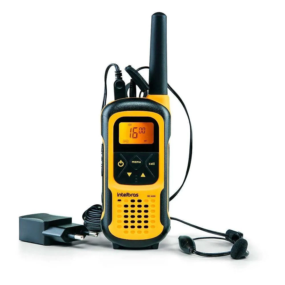 Rádio Comunicador Intelbras RC 4102 com IP67 e Flutuação Preto 2 Unidades