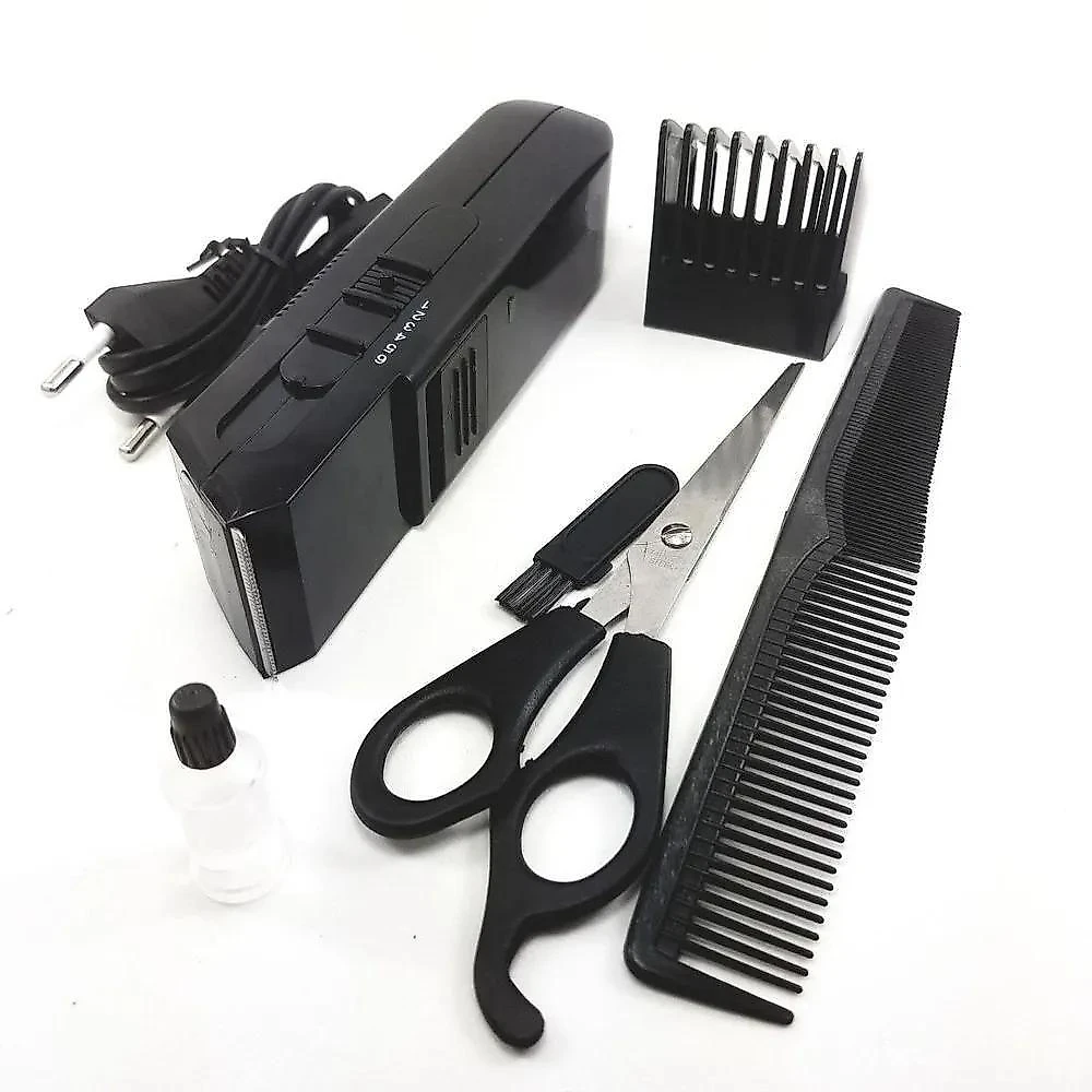 Barbeador Elétrico Aquilae Raymunda 3x1 Aparador de Barba sem Fio Preto Bivolt