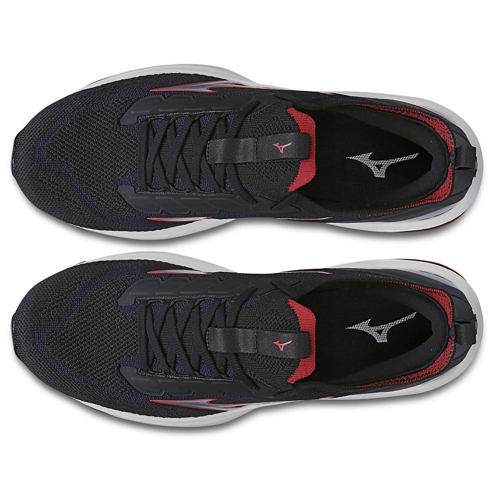 Miniatura Tênis de Corrida Masculino Mizuno Wave Invictus 4 Preto - 38
