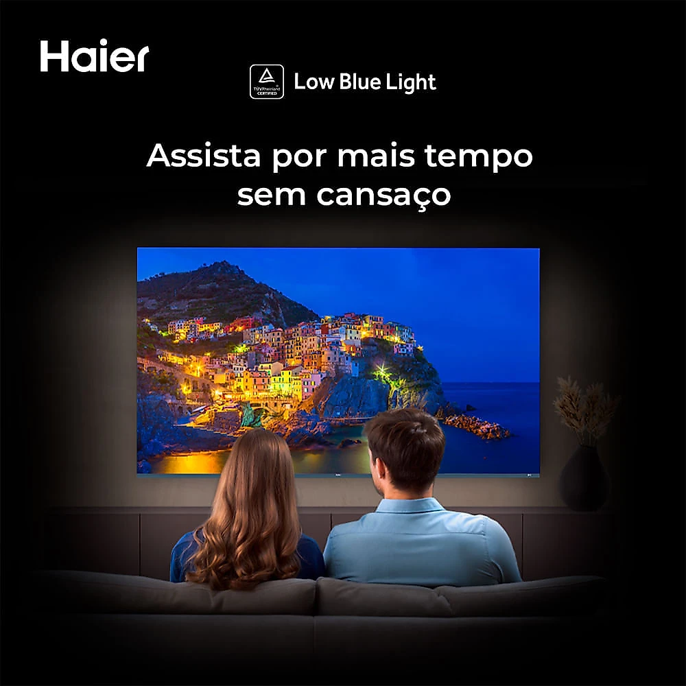 Smart TV 4K Haier QLED 85” Polegadas com 120Hz, Google TV e Wi-Fi - H85S80GUX Bivolt