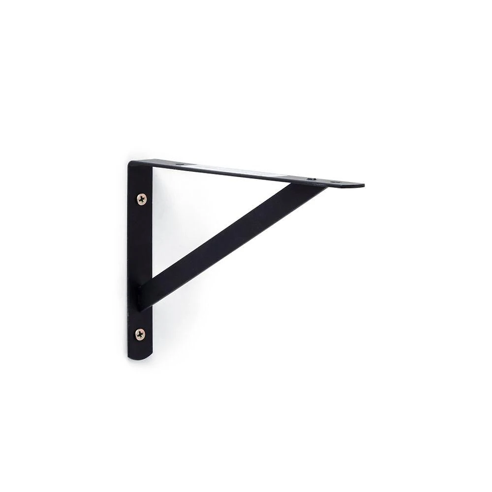 Suporte para Prateleira Mão Francesa Reforçado 100KG Preto Bemfixa 20CM