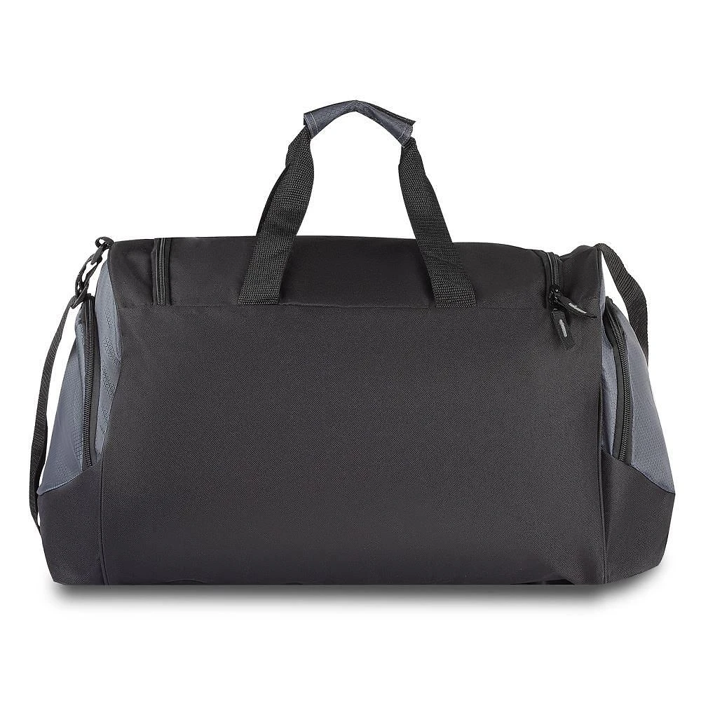 Bolsa de Academia Practical Life Poliéster 65,5L Cinza Unissex com Compartimentos Interno e Externo